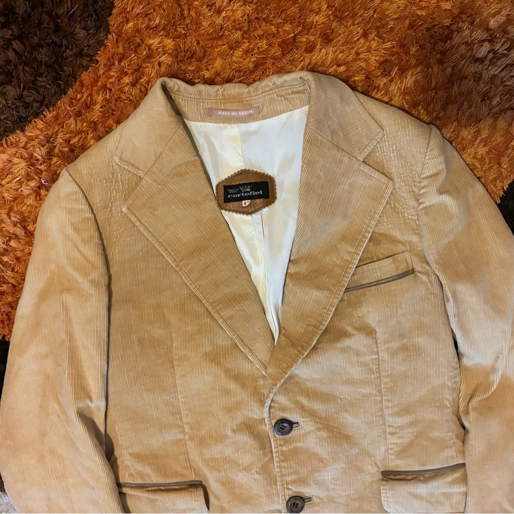 Vintage, Cortefiel, Corduroy, Blazer & Vest